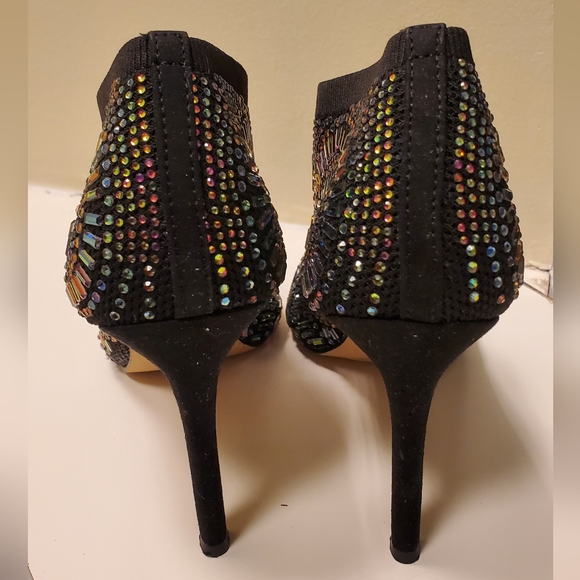 THALIA SODI Karmen Ankle Booties Black Knit 6M Pre-owned - Picture 8 of 14